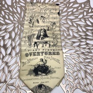Men’ Museum Artifacts All Silk Collectors International Music Festival Tie
